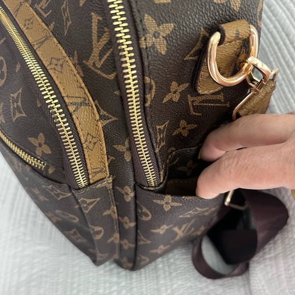 LV Cambas Brown Monogram Mini Backpack with Gold Hardware - Picture 5 of 16